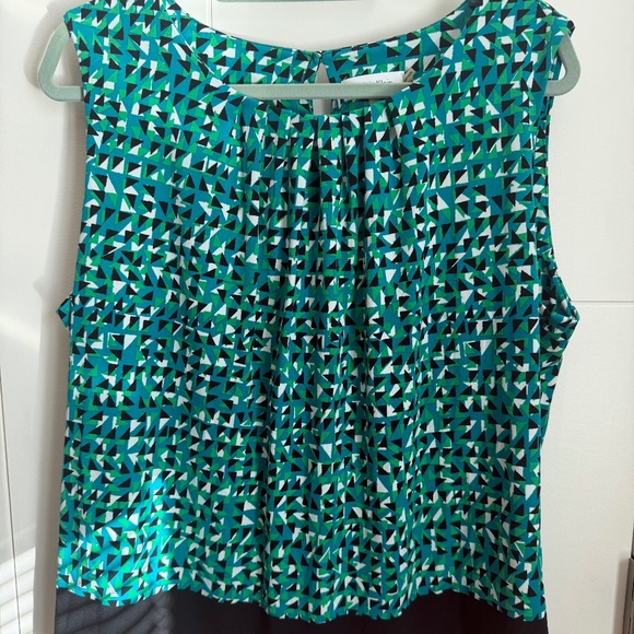 PLUS SIZE (1X)_Calvin Klein Top/Shell (Multicolored) - Picture 1 of 5